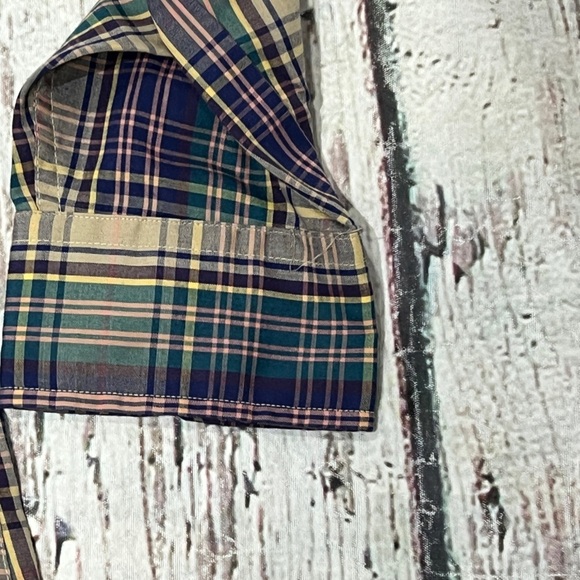 Chaps Ralph Lauren Plaid Button-Down Shirt Long Sleeve Mens Outerwear - Picture 4 of 6